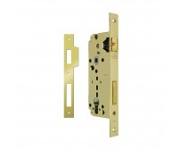 HUGO Κλειδαριά κυλίνδρου με τετράγωνη πλάκα για πόρτες ξύλινες,με κέντρο 45mm και απόσταση καρέ πομόλου-κλειδαρότρυπας 85mm (K45-85)